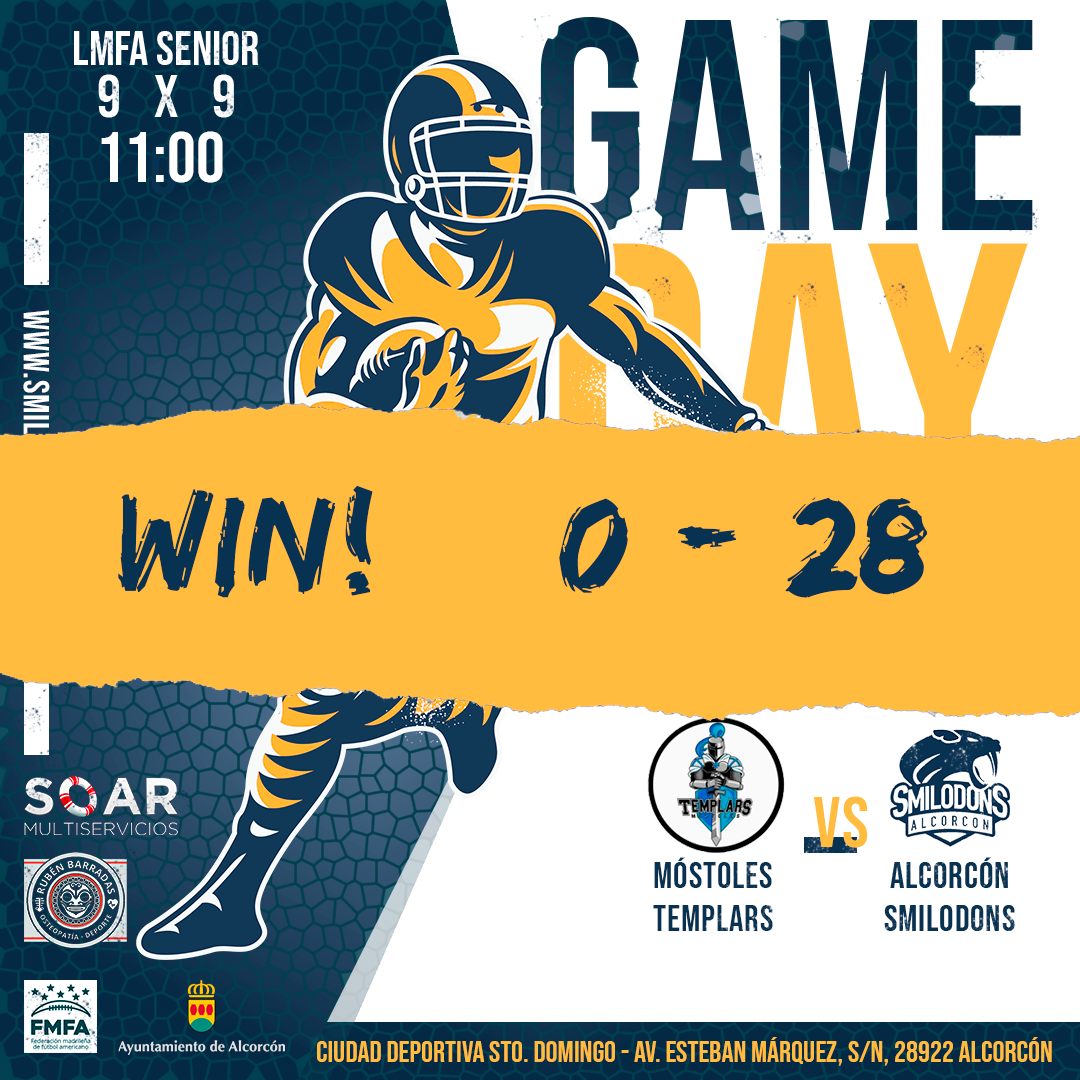 templars vs smilodons -resultado