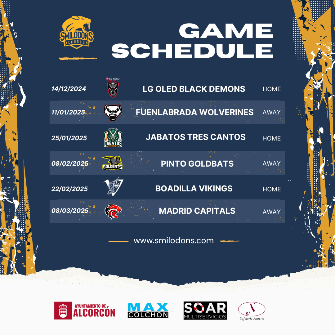 smilodons calendario